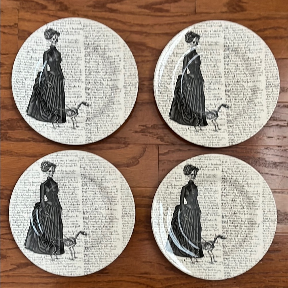 ROYAL STAFFORD Victorian Skeleton Plates